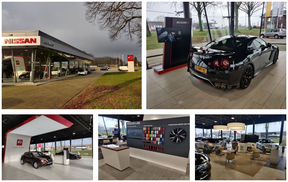 Nissan retail design bij Herwers te Hengelo