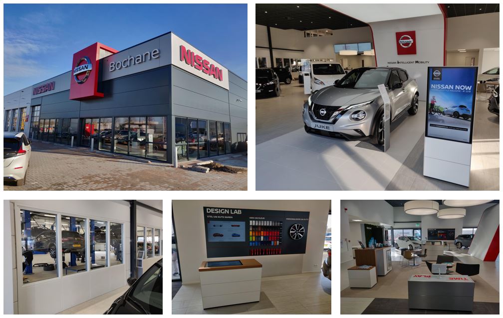 Nissan retail design bij Bochane te Lelystad
