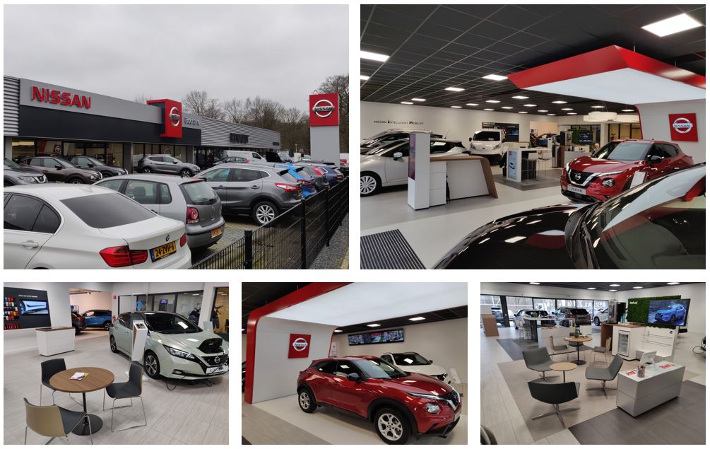 Nissan retail design bij Bochane te Nijmegen