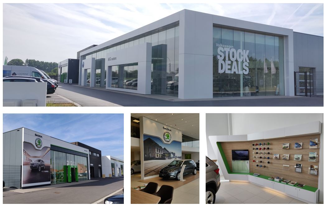 Volkswagen Skoda bij Mig Motors te Evergem